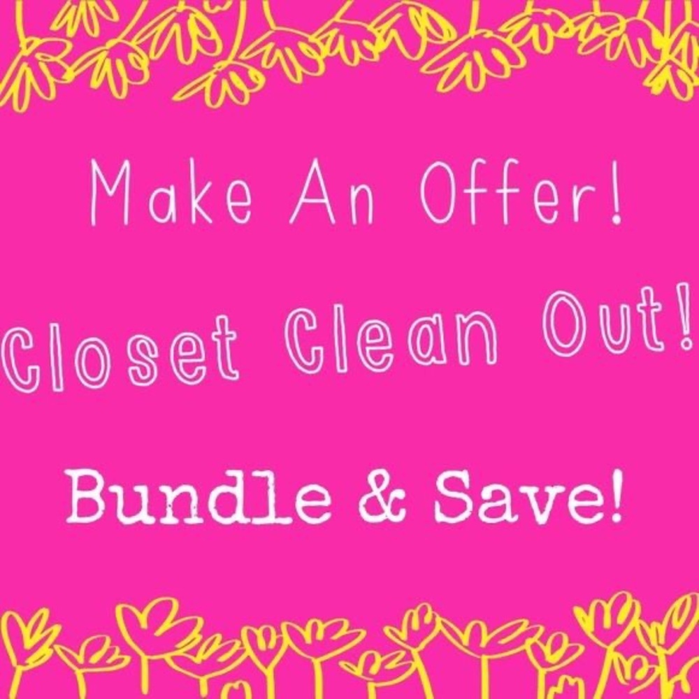 CLOSET CLEANOUT! ✨🛍 Send me offers! 🛍